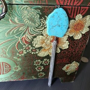 Large turquoise pendant